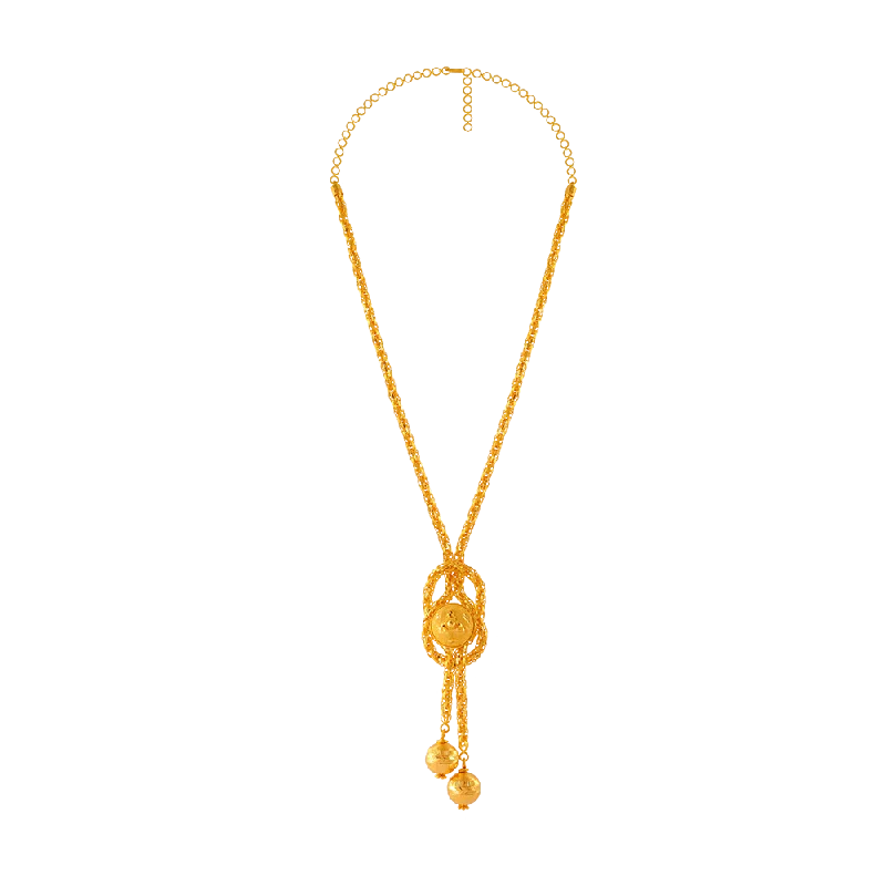 Women’s delicate necklace-22KT Yellow Gold Chain For Women