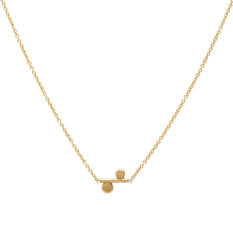 Women’s cross pendant necklace-<!--NK991-->see-saw necklace