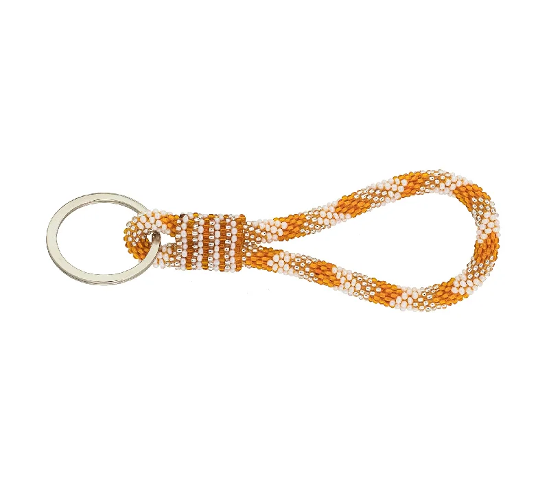 Women’s heart necklace-Game Day Roll-On® Keychain <br> - Burnt Orange