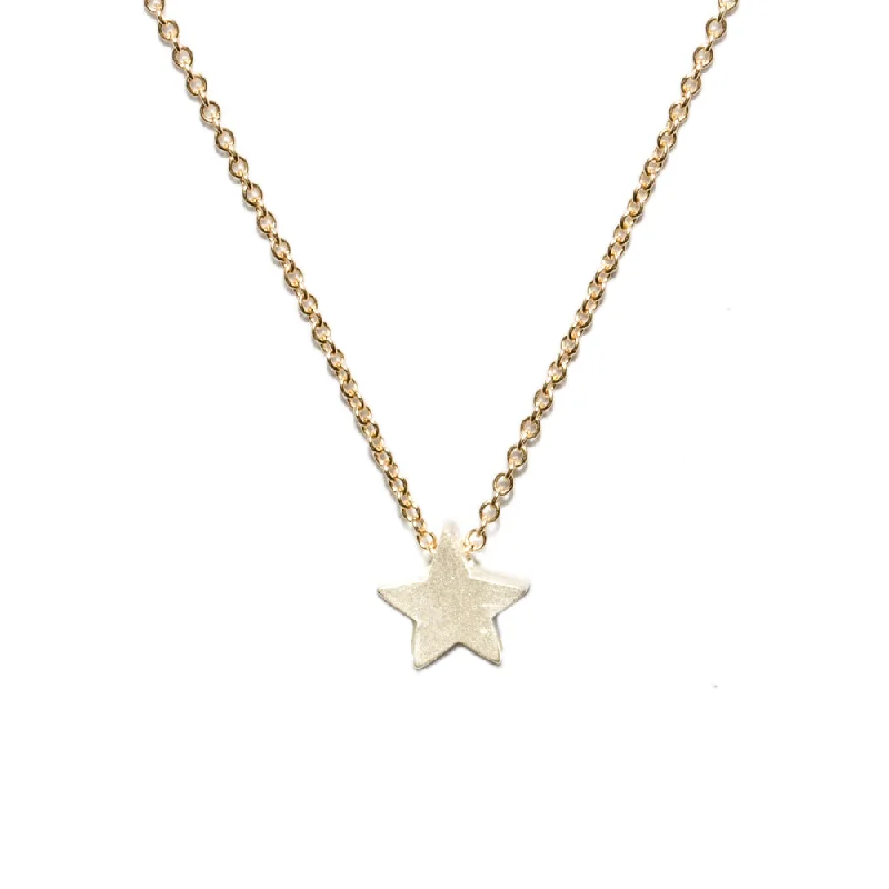 Women’s luxury necklace-<!--NK165-->star button necklace