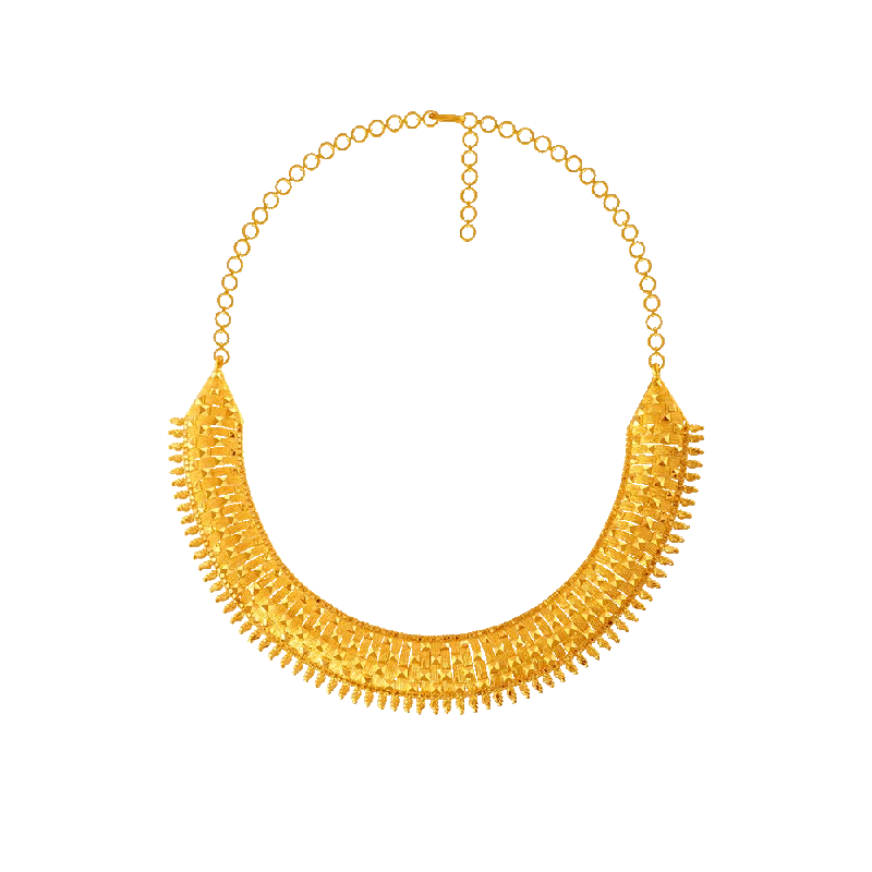 Women’s gold necklace-P.c. Chandra Jewellers 22KT Yellow Gold Necklace For Women