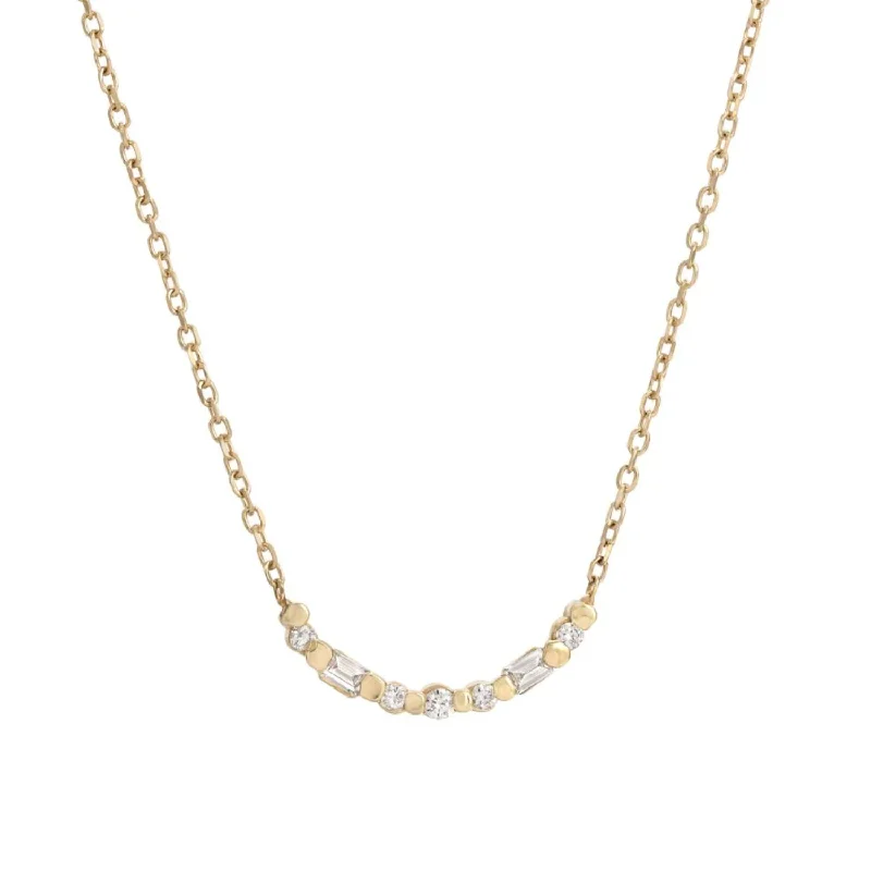 Women’s chunky necklace-Diamond Etude Necklace