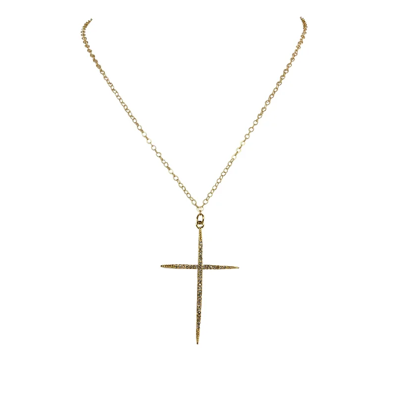 Women’s gold chain necklace-The Taliah Pavé Necklace Collection