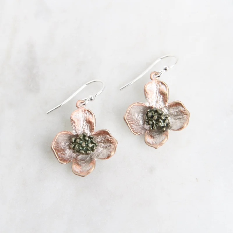 Women’s chandelier earrings-Dogwood Drop Earrings