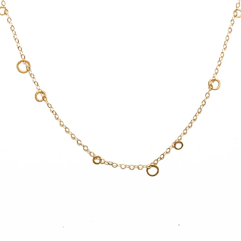 Women’s chain necklace-<!--NK945-->nebula strand necklace