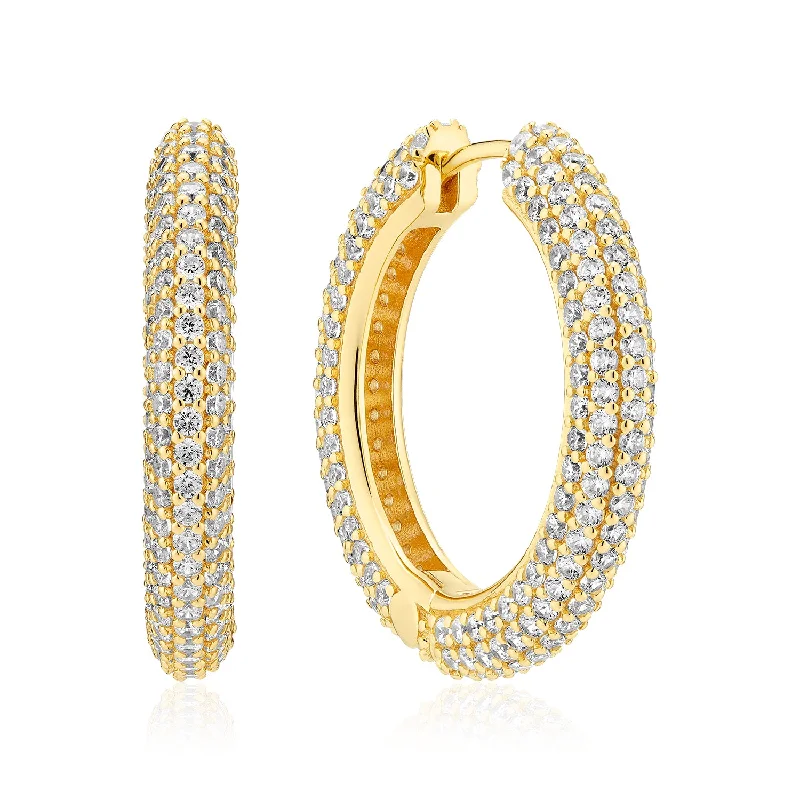 Women’s large hoop earrings-Earrings Carrara