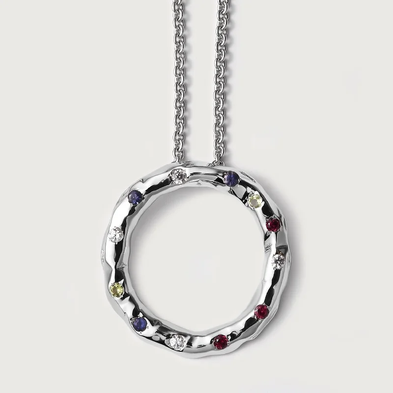 Women’s long necklace-Candy Eternity Necklace