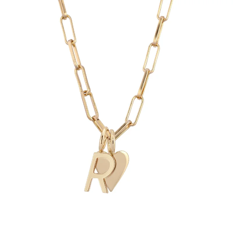 Women’s classic gold necklace-Cara Charm Necklace