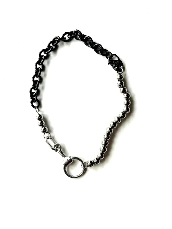 Women’s friendship necklace-ADIRA NECKLACE | WILD CHILD EDITION - black