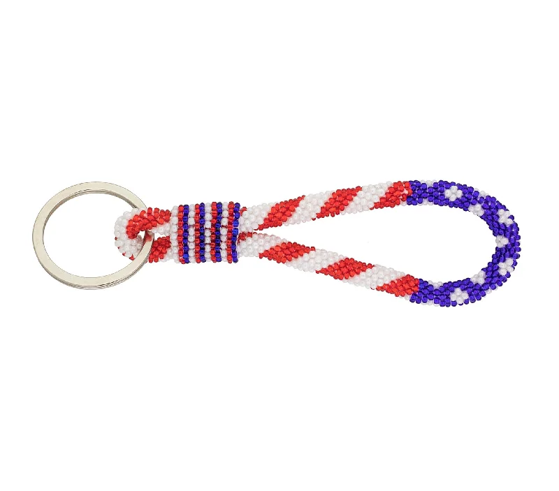 Women’s minimalist necklace-The Original Roll-On® Keychain <br> Stars & Stripes