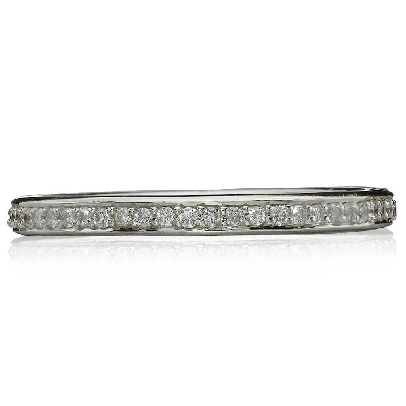 Women’s intricate diamond engagement ring-Diamond Eternity Band