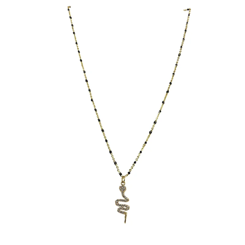 Women’s chain necklace-The Kenzie Pave Necklace Collection