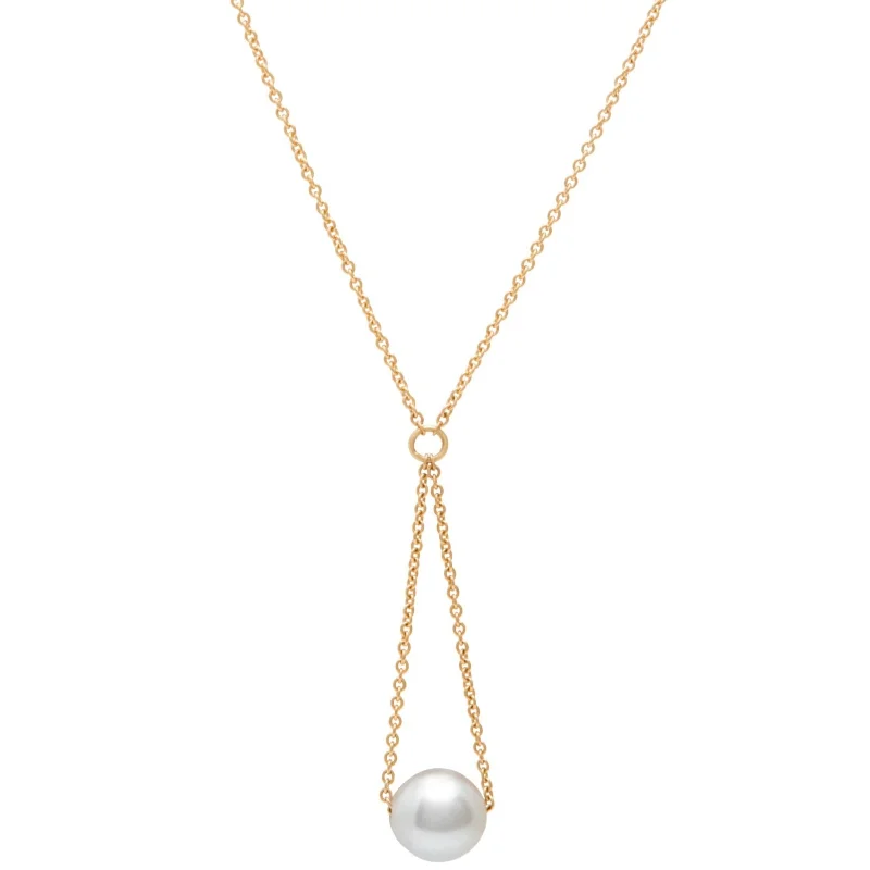 Women’s zodiac pendant necklace-<!--NK202-->pearl swing necklace