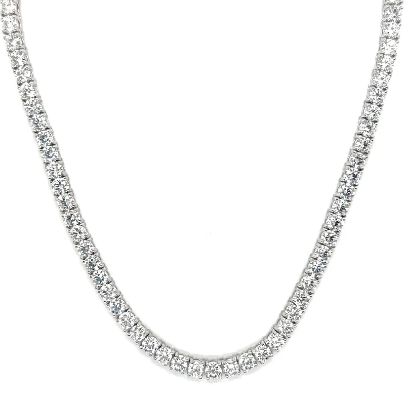 Women’s simple necklace-20 Pointer Diamond Tennis Necklace