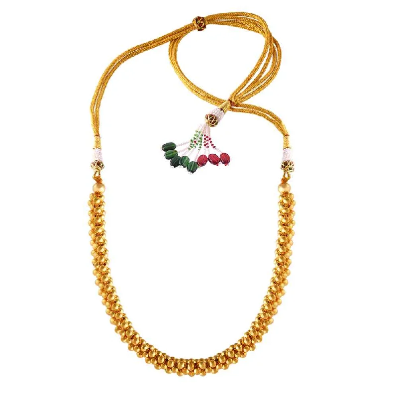 Women’s gold chain necklace-Exclusive Designer Thusi 22k Gold Necklace