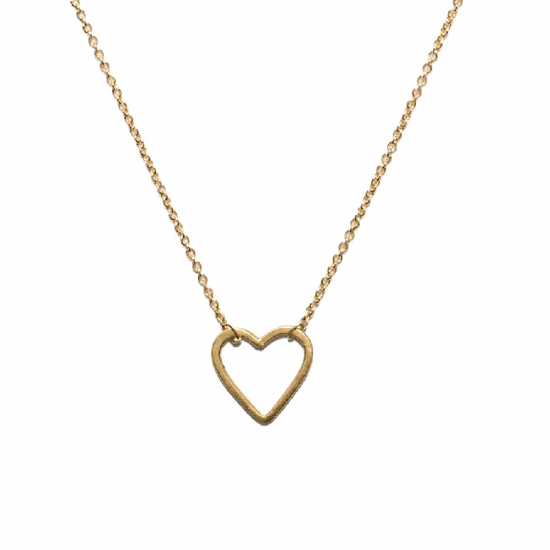 Women’s gold-plated necklace-<!--NK888-->mini heart necklace