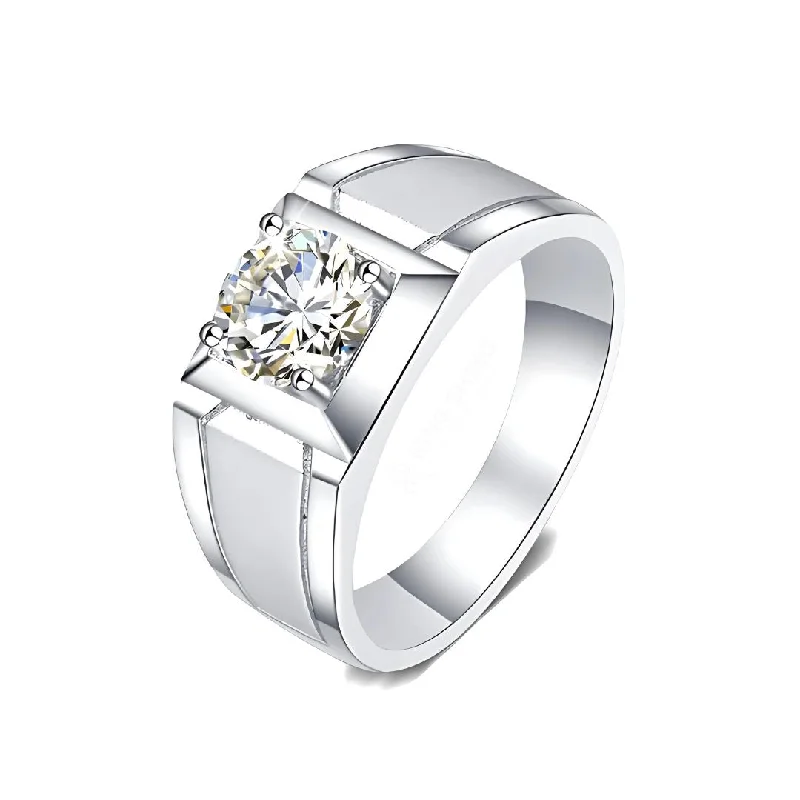 Women’s sapphire ring-RSR-196 Original Moissanite Diamond Ring