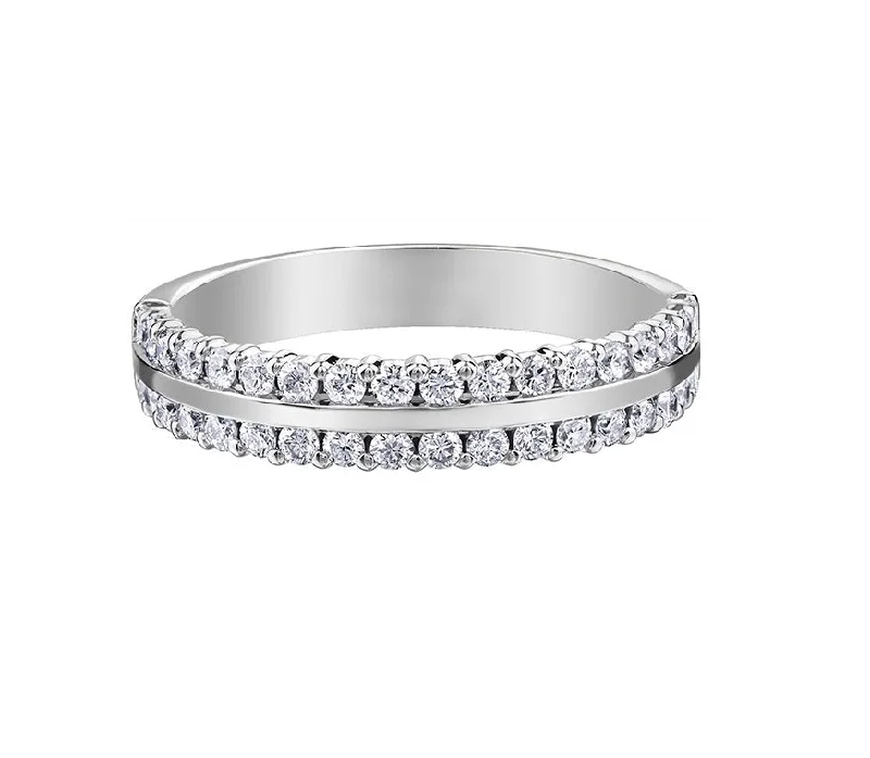 Women’s silver ring-10kt White Gold 0.33cttw Diamond Ring