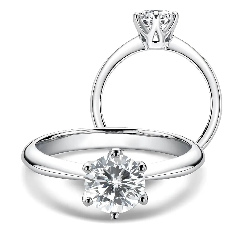 Women’s fashion ring-RSR-200 Original Moissanite Diamond Ring