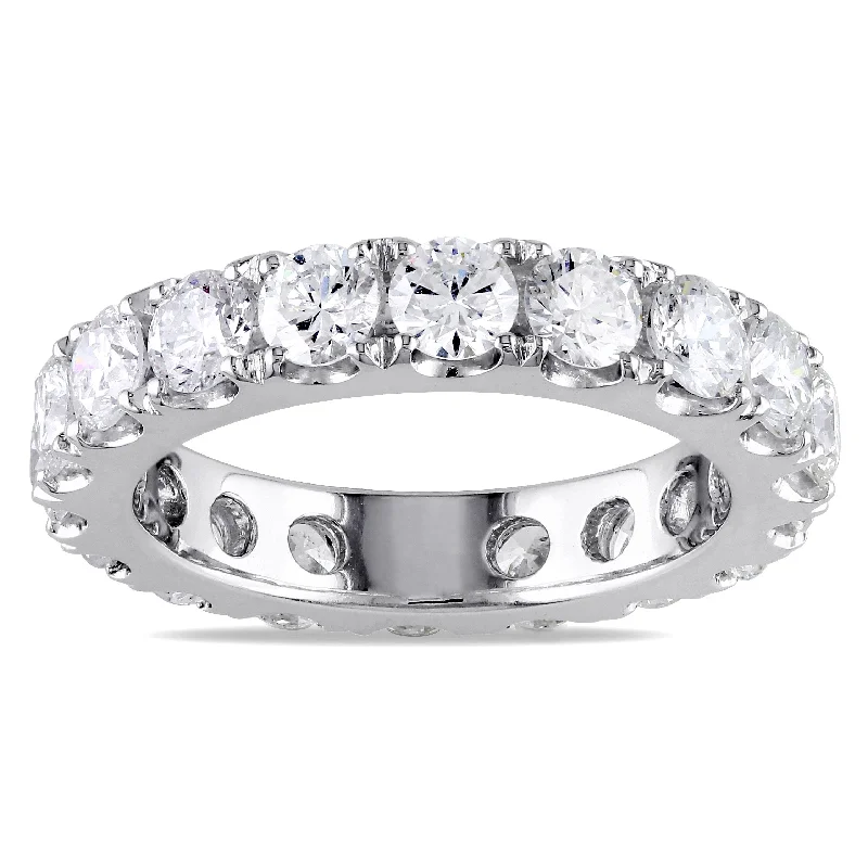 Women’s bridal ring set-Miadora Signature Collection 14k White Gold 3ct TDW Diamond Eternity Ring