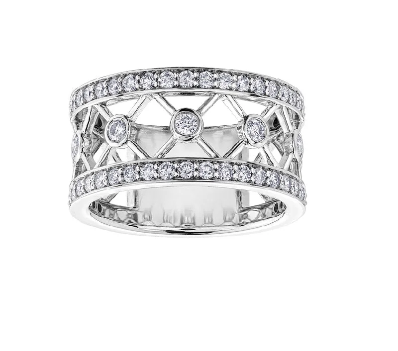 Women’s diamond ring-10kt White Gold 1.00cttw Diamond Ring