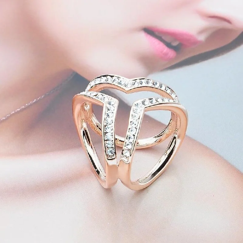 Women’s statement ring-Fashion Women TriCircle Scarf Buckle Brooch Ring Shawl Clip Jewelry Accessories - no