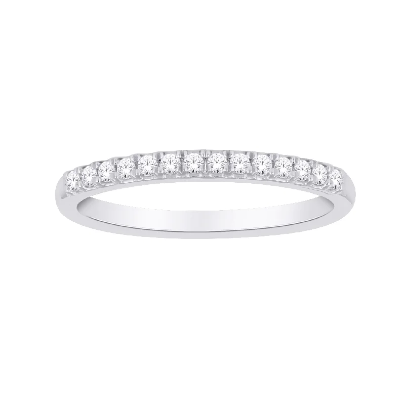 Women’s bridal ring set-14kt White Gold 0.30cttw Lab-Grown Diamond Wedding Band