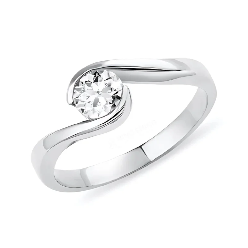 Women’s gemstone ring-RSR-169 Original Moissanite Diamond Ring