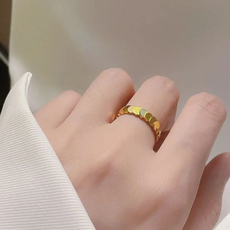 Scale Gold Ring