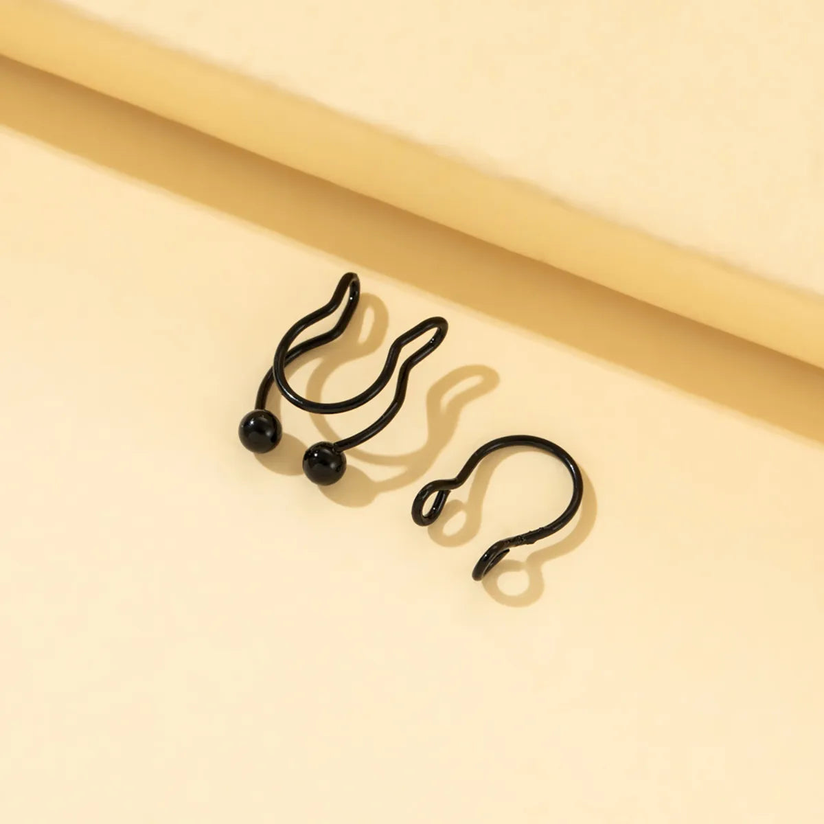 Women’s minimalist ring-Hip-hop U Shape Alloy Plating Nose Ring