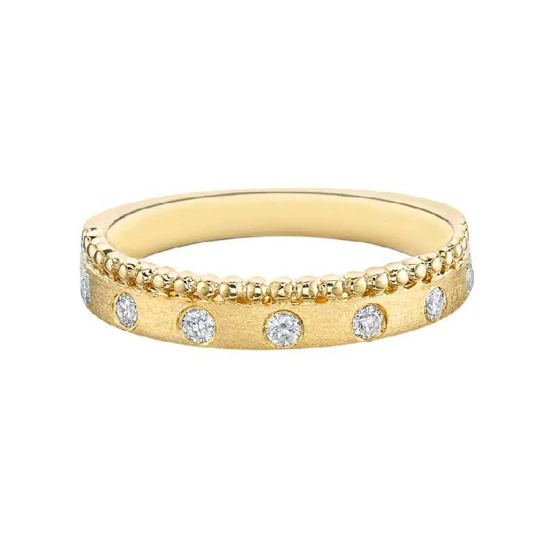 Women’s vintage wedding ring-10kt Yellow Gold Diamond Ring