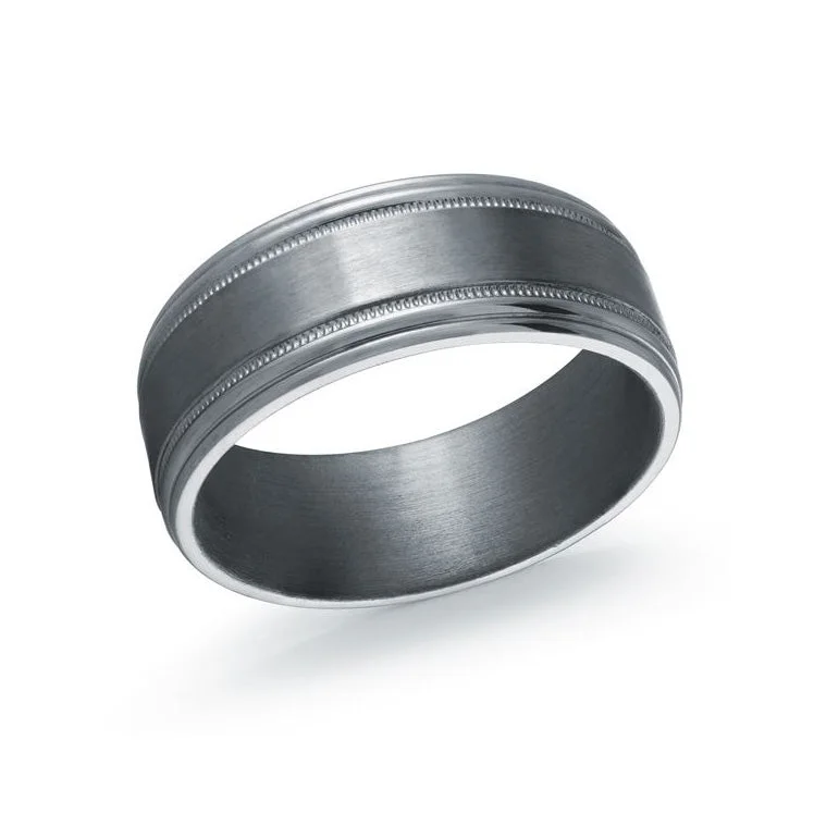 Women’s chunky ring-Tantalum 8mm Men's Ring