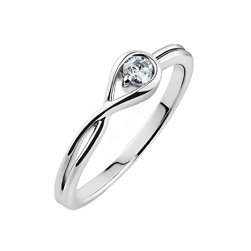 Women’s adjustable ring-RSR-171 Original Moissanite Diamond Ring